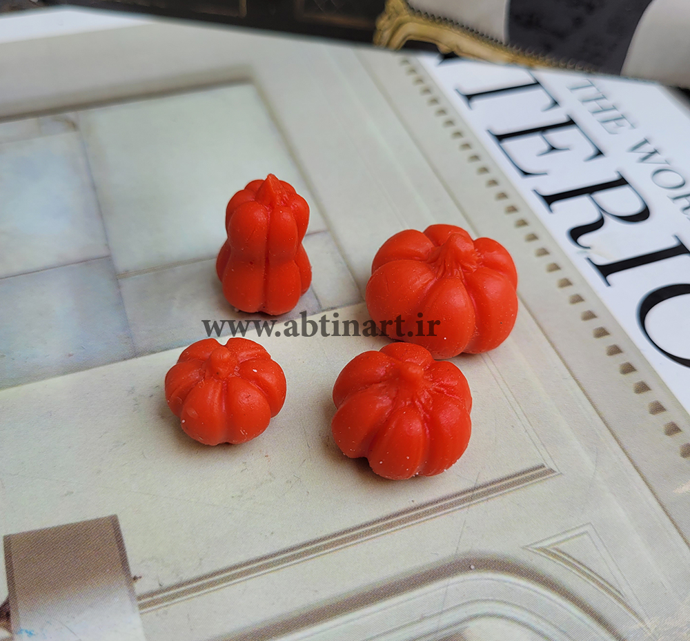 قالب سیلیکونی کدو مینیاتوری مجموعه 4 عددی
