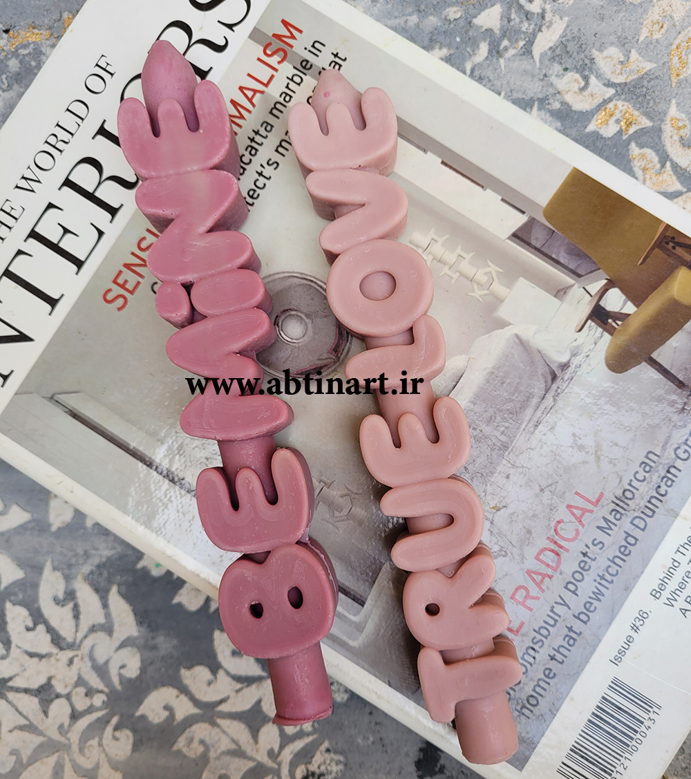 قالب سیلیکونی شمع قلمی ولنتاین