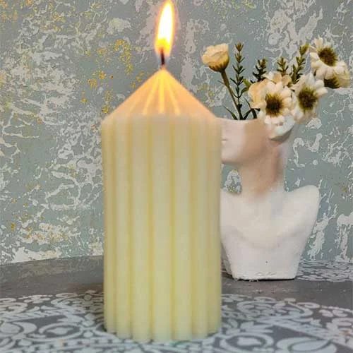 قالب سیلیکونی شمع استوانه مخروطی