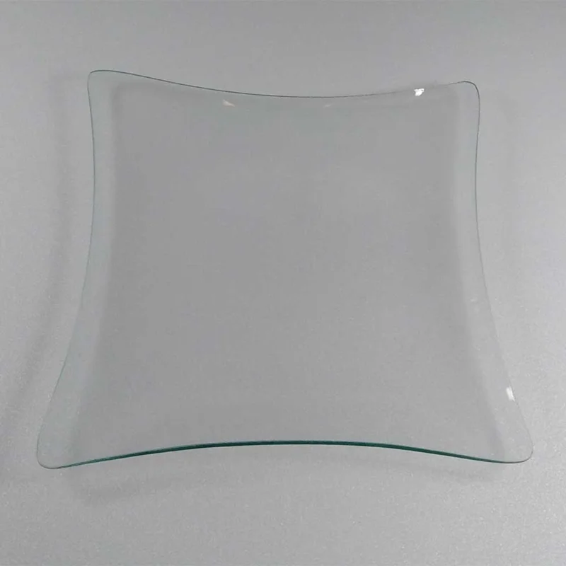 ظرف شیشه ای مربع هلالی